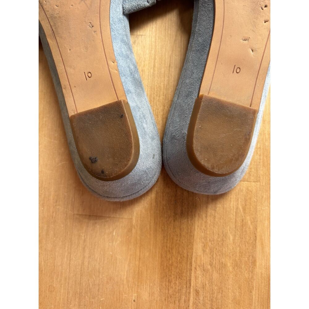 Sam Edelman Womens Liliana Casual Blue Suede Demi Wedge Slide Sandals Size 10 - Picture 9 of 11